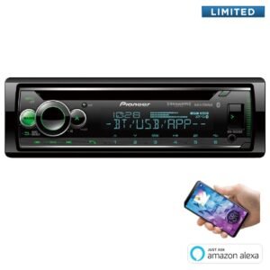 Pioneer DEH-S6220BS 1-DIN In-Dash CD/DM and Bluetooth Receiver – SiriusXM Ready