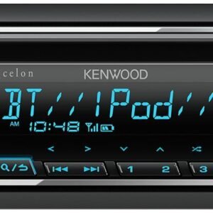 Kenwood Excelon KDC-X304 1-DIN CD Receiver with Bluetooth