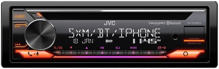 JVC KD-T910BTS Bluetooth 1-Din CD Receiver Save $20.00 - Image 3