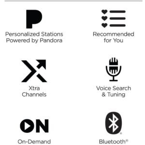 SiriusXM TOUR Bluetooth Receiver with 360L and Pandora with Vehicle Kit